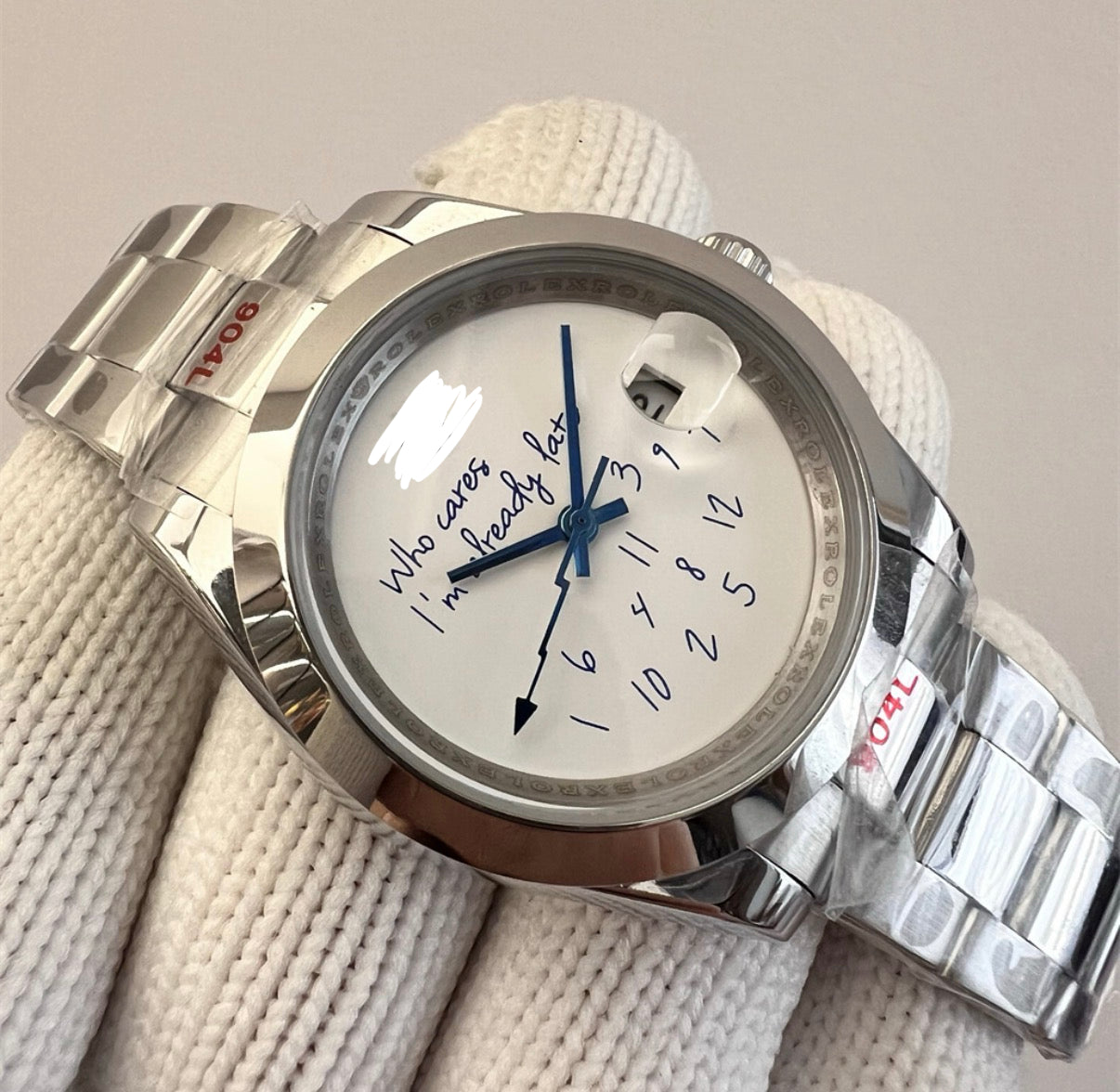 Men’s WCIAL Watch Silver/White